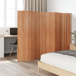 vidaXL természetes színű bambusz térelválasztó 165 x 400 cm (376998)