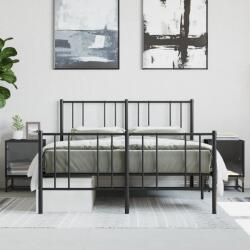 vidaXL 2 db fekete éjjeliszekrény üveg ajtóval 35 x 37 x 50 cm (836521)