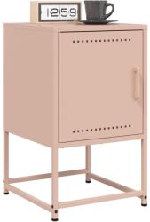 vidaXL 2 db rózsaszín acél éjjeliszekrény 36x39x60, 5 cm (846449)