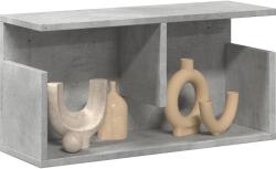 vidaXL betonszürke szerelt fa faliszekrény 60 x 20 x 30 cm (854826)