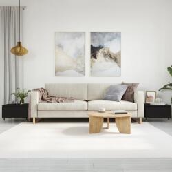 vidaXL 2 db fekete szerelt fa dohányzóasztal 50 x 46 x 35 cm (830847)