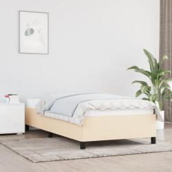 vidaXL ágykeret matrac nélkül krém 80x200 cm szövet 80x200 cm (347023)