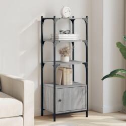 vidaXL 3 szintes szürke sonoma szerelt fa könyvespolc 41x30x109, 5 cm (839001) - vidaxl