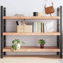 vidaXL világosbarna kezelt tömör tölgyfa fali polc 140 x 50 x (2-6) cm (363705)