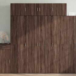 vidaXL barna tölgy-színű szerelt fa magasszekrény 80 x 42, 5 x 185 cm (3281440)