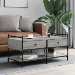 vidaXL szürke sonoma színű szerelt fa dohányzóasztal 99x50x50 cm (833963) - vidaxl