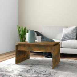 vidaXL füstös tölgy színű szerelt fa dohányzóasztal 68x50x38 cm (825840) - vidaxl