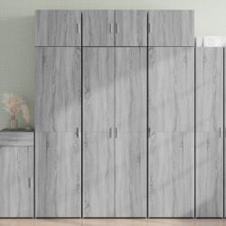 vidaXL szürke sonoma színű szerelt fa magasszekrény 70 x 42, 5 x 185 cm (3281425)