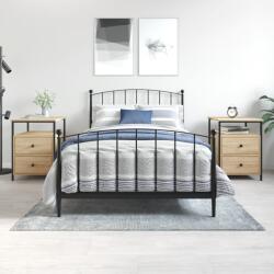 vidaXL 2 db sonoma tölgy színű szerelt fa éjjeliszekrény 44x45x60 cm (826006) - vidaxl
