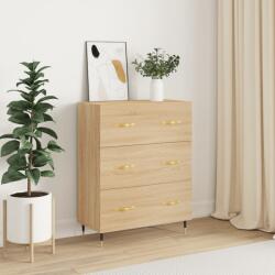 vidaXL sonoma tölgy színű szerelt fa tálalószekrény 69, 5 x 34 x 90 cm (827831) - vidaxl