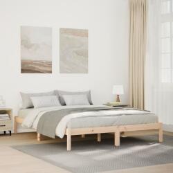 vidaXL tömör fenyőfa extra hosszú ágykeret matrac nélkül 160 x 220 cm (852422)