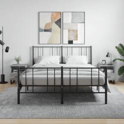 vidaXL 2 db szürke sonoma színű szerelt fa éjjeliszekrény 40x35x47, 5cm (827497)