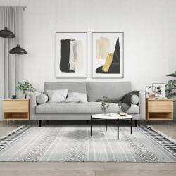 vidaXL 2 db sonoma tölgy szerelt fa dohányzóasztal 50x46x50 cm (830915)