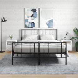 vidaXL 2 db fehér szerelt fa éjjeliszekrény 40 x 35 x 50 cm (830621)