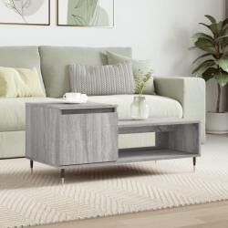 vidaXL szürke sonoma szerelt fa dohányzóasztal 100 x 50 x 45 cm (830826)