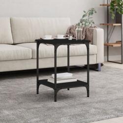 vidaXL fekete szerelt fa dohányzóasztal 40 x 40 x 55 cm (832823) - vidaxl