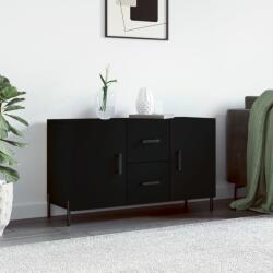 vidaXL fekete szerelt fa tálalószekrény 100 x 36 x 60 cm (828181)