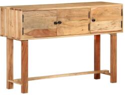 vidaXL tömör akácfa tálalószekrény 115 x 35 x 75 cm (322670) - vidaxl