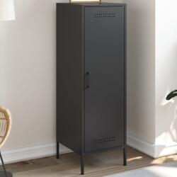 vidaXL fekete acél magasszekrény 36 x 39 x 113 cm (843006)