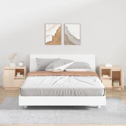 vidaXL 2 db tömör fenyőfa éjjeliszekrény 50 x 34 x 50 cm (814480)