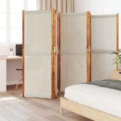 vidaXL világosszürke 5 paneles térelválasztó 350 x 180 cm (4003357)