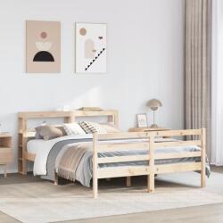 vidaXL tömör fenyőfa ágy matrac nélkül 150x200 cm (3305828)