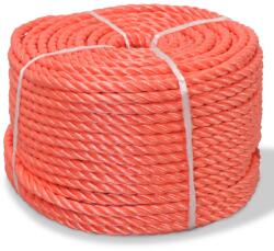 vidaXL narancssárga polipropilén sodrott kötél 6 mm 500 m (143832)