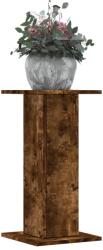 vidaXL 2 db füstös tölgy szerelt fa növénytartó állvány 30x30x60 cm (3307859) - vidaxl