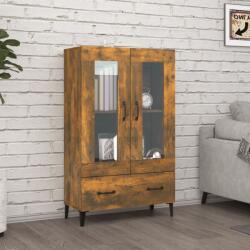 vidaXL füstös tölgy színű szerelt fa magasszekrény 70 x 31 x 115 cm (817480)