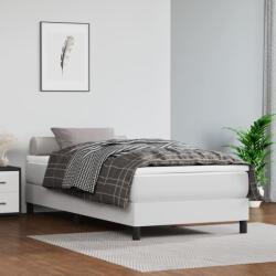 vidaXL fehér műbőr ágykeret 90x200 cm (3120677)