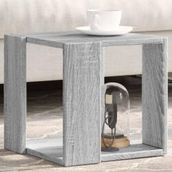 vidaXL szürke sonoma színű szerelt fa dohányzóasztal 32 x 32 x 30 cm (848148) - vidaxl