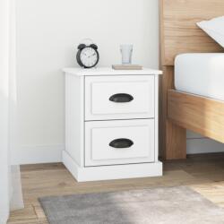 vidaXL 2 db fehér szerelt fa éjjeliszekrény 39 x 39 x 47, 5 cm (816145) - vidaxl