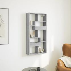 vidaXL szürke sonoma színű szerelt fa faliszekrény 50 x 15 x 100 cm (854558) - vidaxl