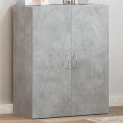 vidaXL betonszürke szerelt fa irattartó szekrény 60 x 32 x 77, 5 cm (840768)