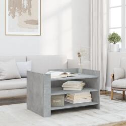 vidaXL betonszürke szerelt fa dohányzóasztal 80 x 50 x 50 cm (848342)