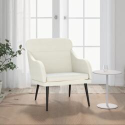 vidaXL krémszínű bársonyfotel 63 x 76 x 80 cm (351443) - vidaxl