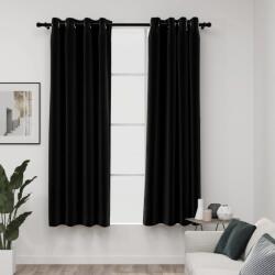 vidaXL 2 db antracitszürke, vászonhatású sötétítőfüggöny 140 x 175 cm (321160)