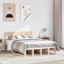 vidaXL tömör fenyőfa ágy matrac nélkül 120 x 190 cm (3302309)