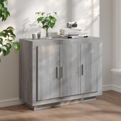vidaXL szürke sonoma szerelt fa tálalószekrény 92x35x75 cm (817241) - vidaxl