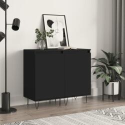 vidaXL 2 db fekete szerelt fa tálalószekrény 40 x 35 x 70 cm (831055)