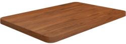 vidaXL sötétbarna kezelt tömör fa fürdőszobai pult 60 x 40 x 2, 5 cm (343054)