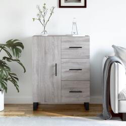 vidaXL szürke sonoma színű szerelt fa tálalószekrény 69, 5 x 34 x 90 cm (827946)