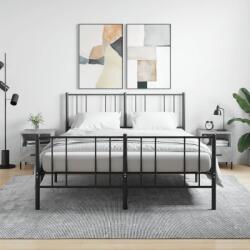 vidaXL 2 db betonszürke szerelt fa éjjeliszekrény 40 x 35 x 47, 5 cm (827461)
