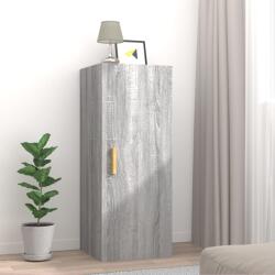 vidaXL szürke sonoma színű szerelt fa faliszekrény 34, 5 x 34 x 90 cm (817439) - vidaxl