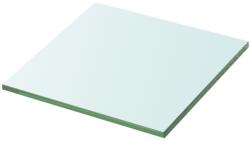 vidaXL 30x30 cm átlátszó panel üvegpolc (243811)
