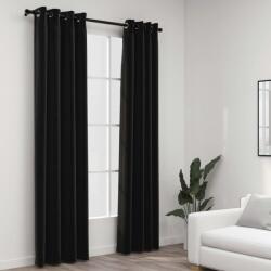 vidaXL 2 db antracitszürke, vászonhatású sötétítőfüggöny 140 x 245 cm (321162)