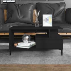 vidaXL fekete szerelt fa dohányzóasztal 90 x 49 x 45 cm (819621)