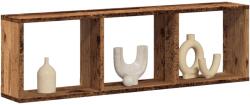 vidaXL antik fa színű szerelt fa faliszekrény 100 x 16 x 30 cm (854875) - vidaxl
