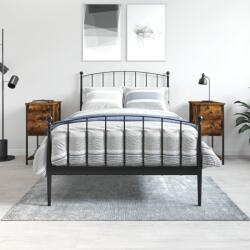vidaXL 2 db füstös tölgy színű szerelt fa éjjeliszekrény 32x42x70 cm (826098) - vidaxl