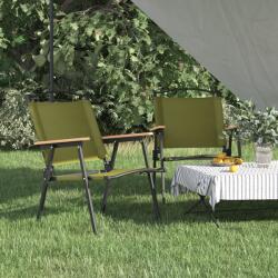 vidaXL 2 db zöld oxford szövet camping szék 54x55x78 cm (319486)